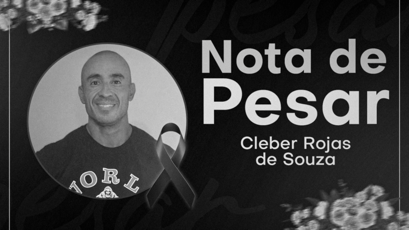 LUTO | SINDLOUV informa o falecimento do Guarda Municipal Cleber Rojas. Descanse em paz, companheiro!