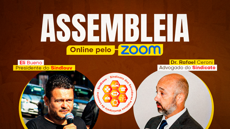 Sindlouv convoca Servidores para reunião virtual dia 2 de julho, Às 18h30. Vamos falar sobre o julgamento da greve e da ADIN