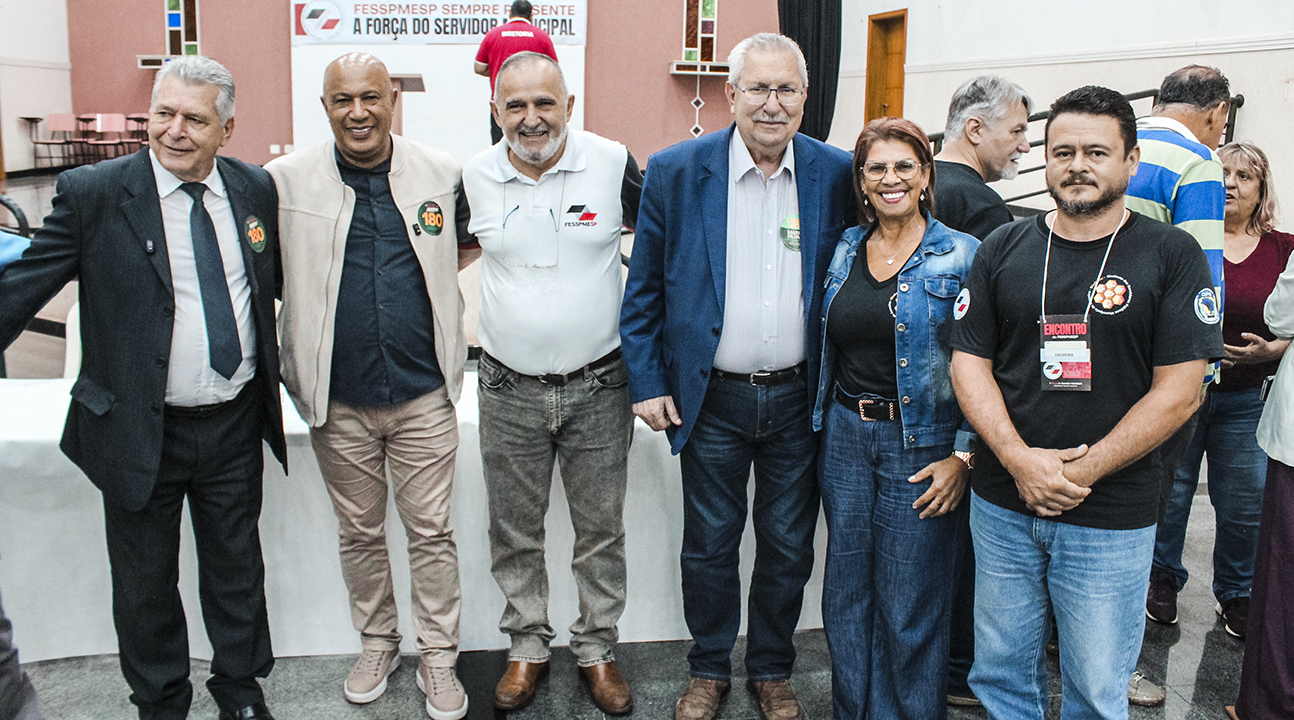 SINDLOUV marca presença em importante encontro promovido pela FESSPMESP e fortalece união e força do movimento sindical