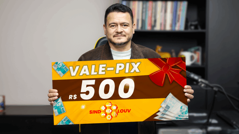 Live Premiada do SINDLOUV | Inscreva-se para concorrer a muitos prêmios. Será dia 12 de dezembro, às 17 horas!