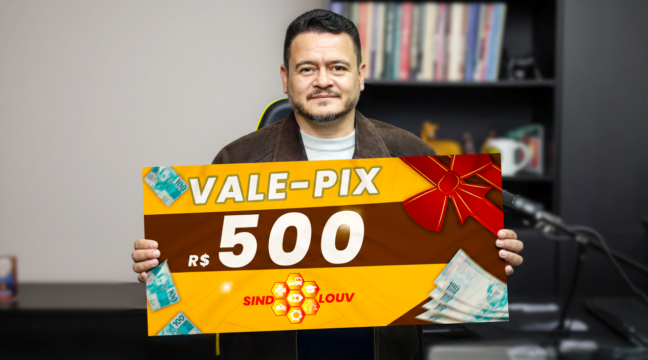 Live Premiada do SINDLOUV | Inscreva-se para concorrer a muitos prêmios. Será dia 12 de dezembro, às 17 horas!