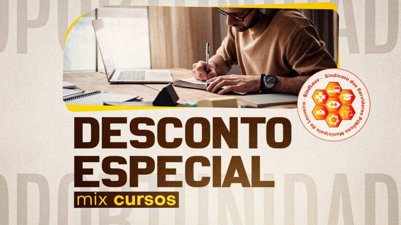 Mix Cursos oferece qualificações em diversas áreas com desconto especial. Qualquer curso de R$ 920,00 por apenas R$ 379,00, até 22/12