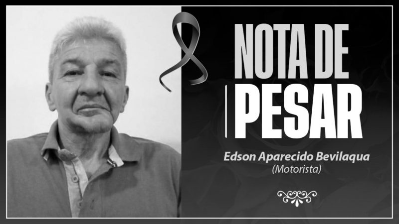 Estamos de luto | Perdemos nosso grande companheiro Edson Bevilaqua. Deixará saudades!