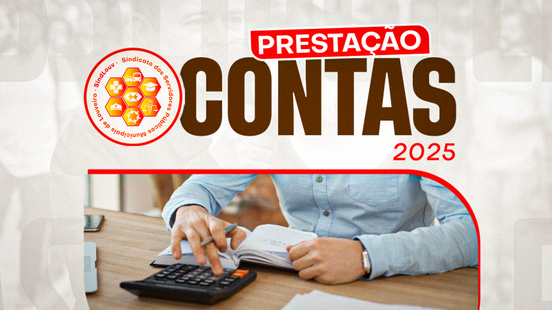 Prestação de Contas 2025 | Sindicato convoca todos os associados para importante assembleia, dia 31 de março, às 17h30