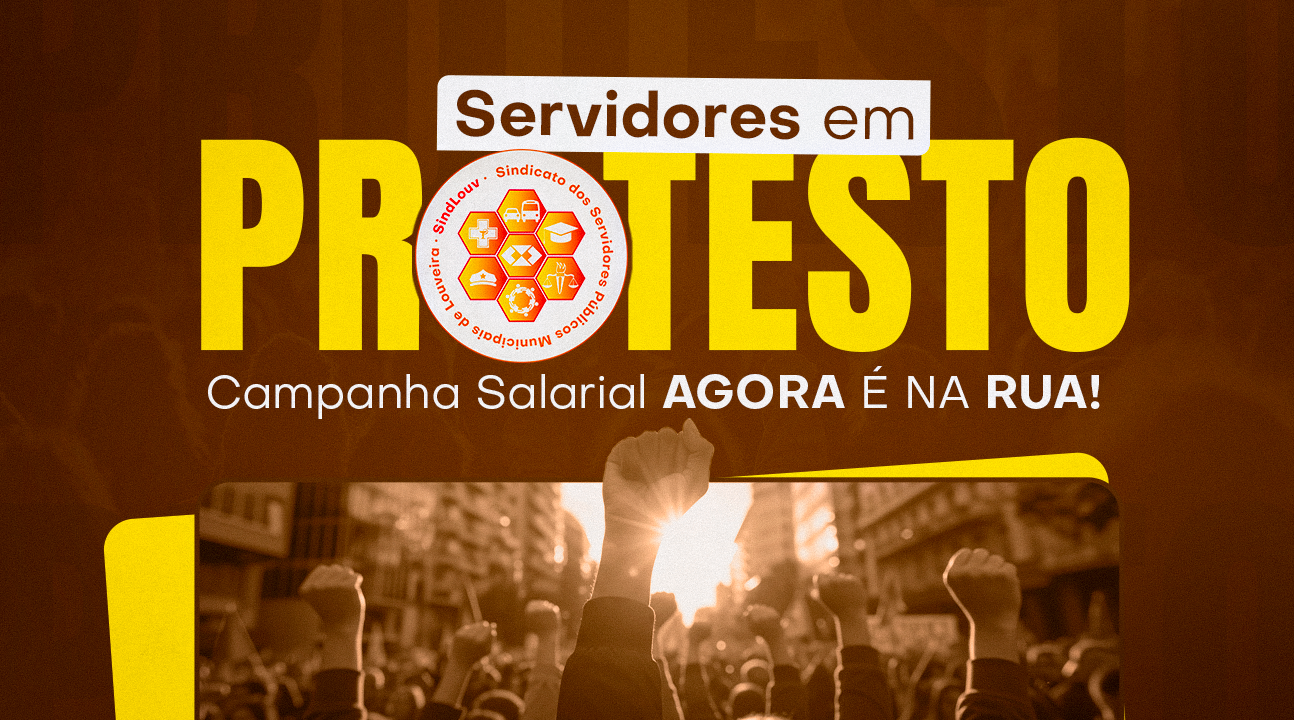 Servidores organizam protesto nos eventos de aniversário da cidade para intensificar diálogo com a população e cobrar a Prefeitura